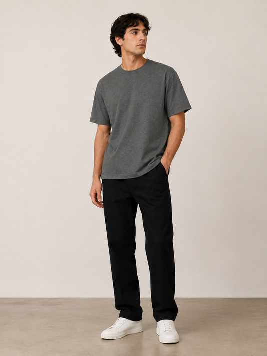 Heather Grey Essential Tee