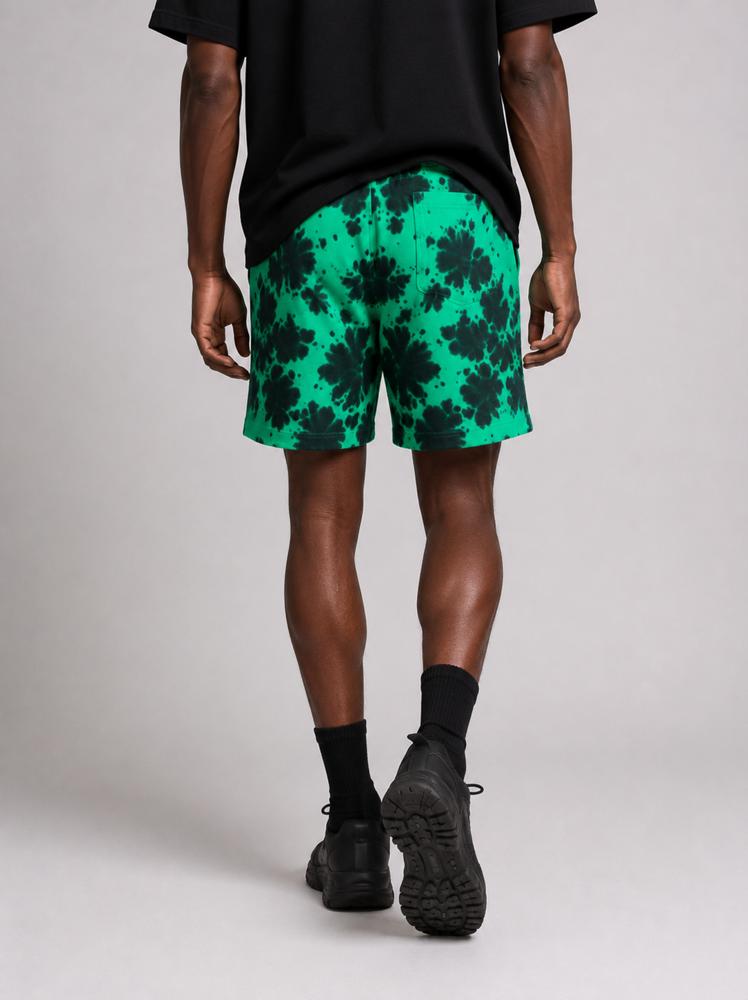 Neon Splash Tie-Dye Shorts