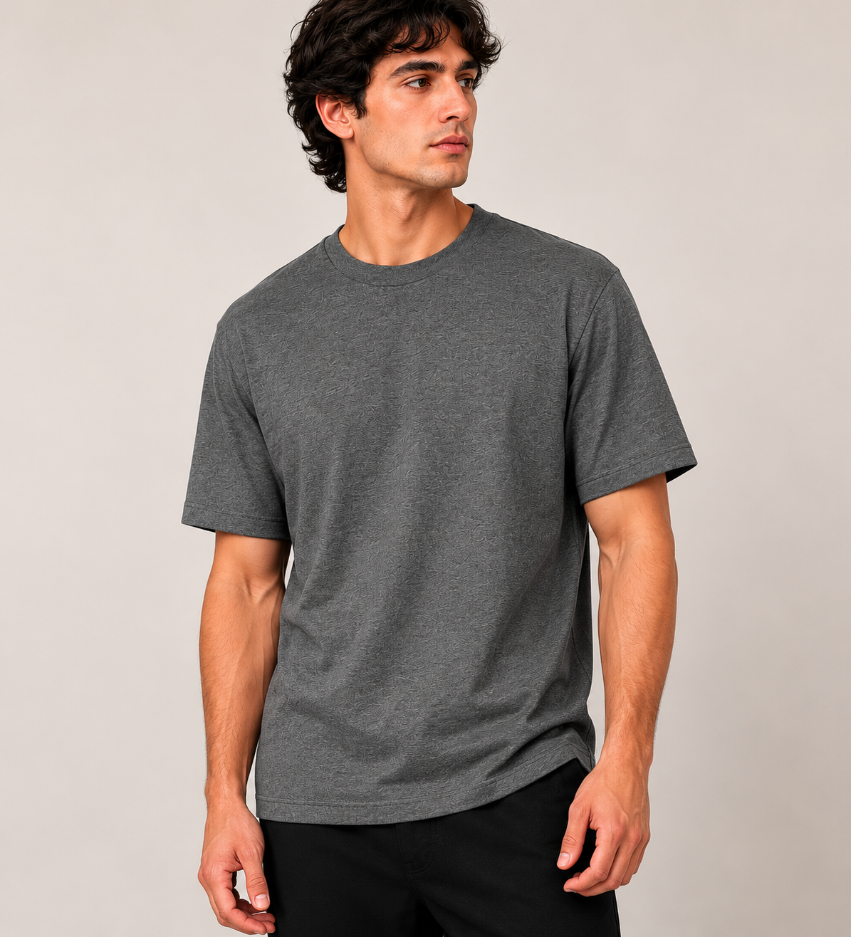 Heather Grey Essential Tee